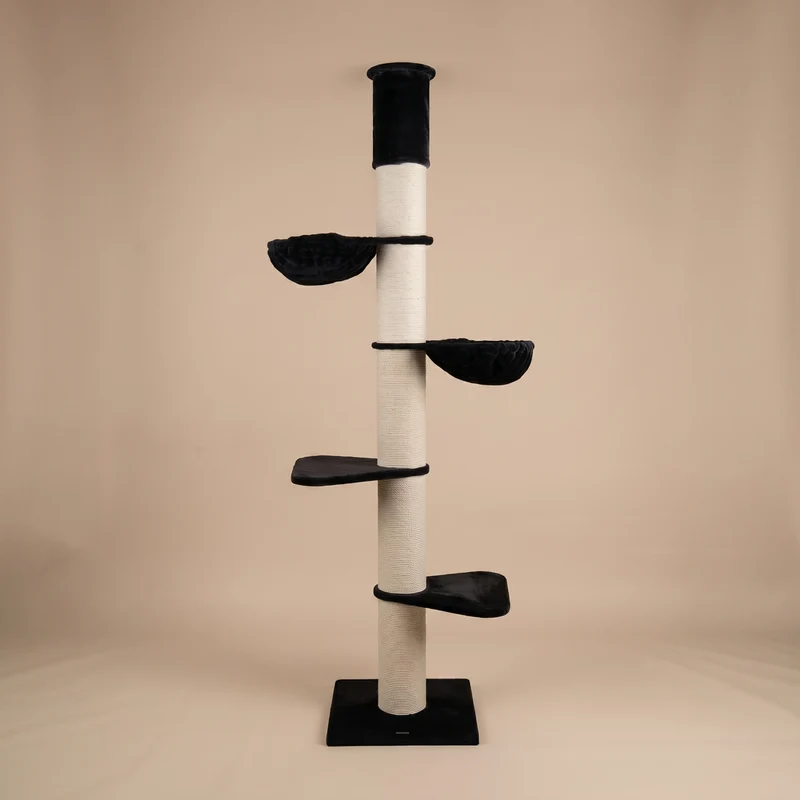 Krabpaal Maine Coon Tower (Black Teddy) 235-255 cm