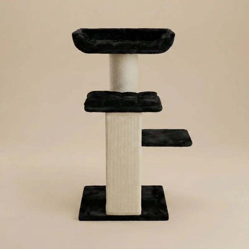 Krabpaal Maine Coon Throne (Black Teddy)