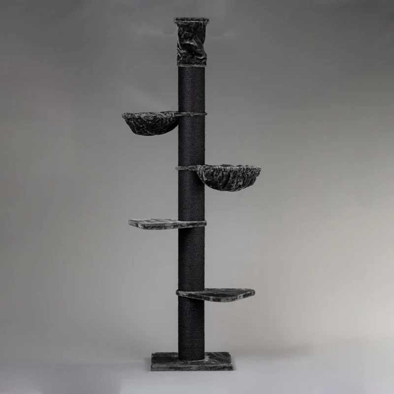 Krabpaal Maine Coon Tower Blackline (Donkergrijs) 255-275 cm