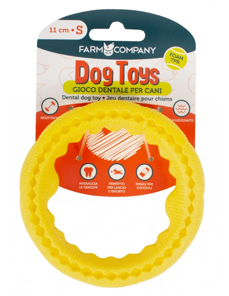 Farm Company Anello Dental In Tpr Gioco per Cani
