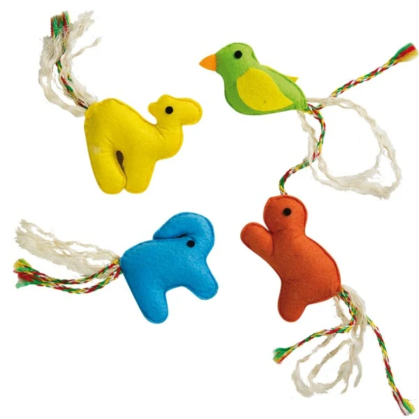 Farm Company Animaletti Assortiti Feltro Giochi per Gatti