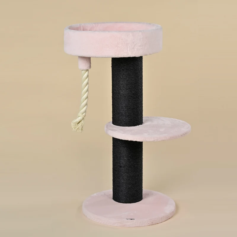 Krabpaal Maine Coon Lounge Sleeper Blackline (Pink Teddy)