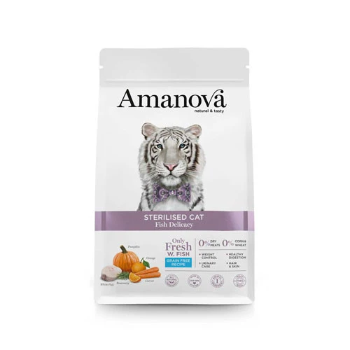 Amanova STERILISED Delicacy Pesce per Gatti