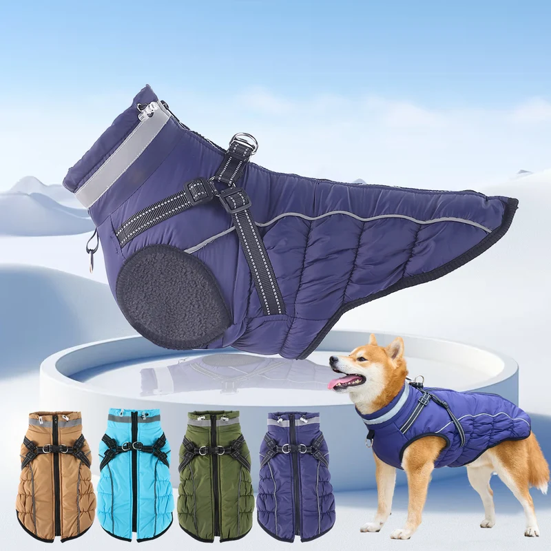 Cappotto Cani Arctic Shield - Impermeabile Imbottito Zip
