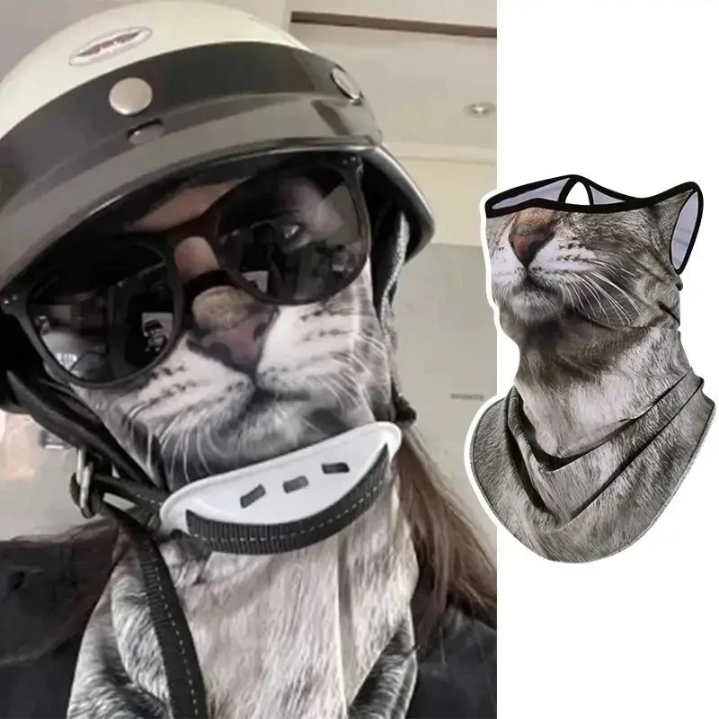 Bandana Mascherina 3D Gatto Cane | 9 Design Outdoor