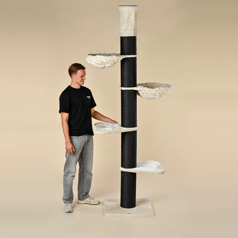 Krabpaal Maine Coon Tower Blackline (Crème) 245-265 cm