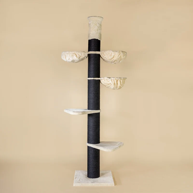 Krabpaal Maine Coon Tower Blackline Plus 235-255 cm (Crème)