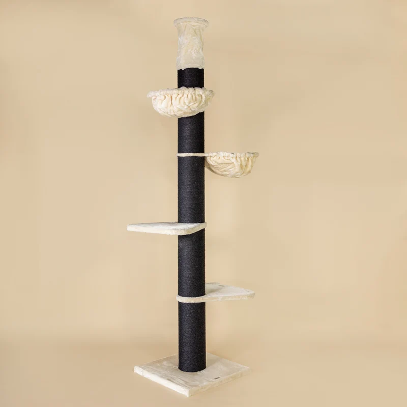 Krabpaal Maine Coon Tower Blackline 235-255 cm (Crème)