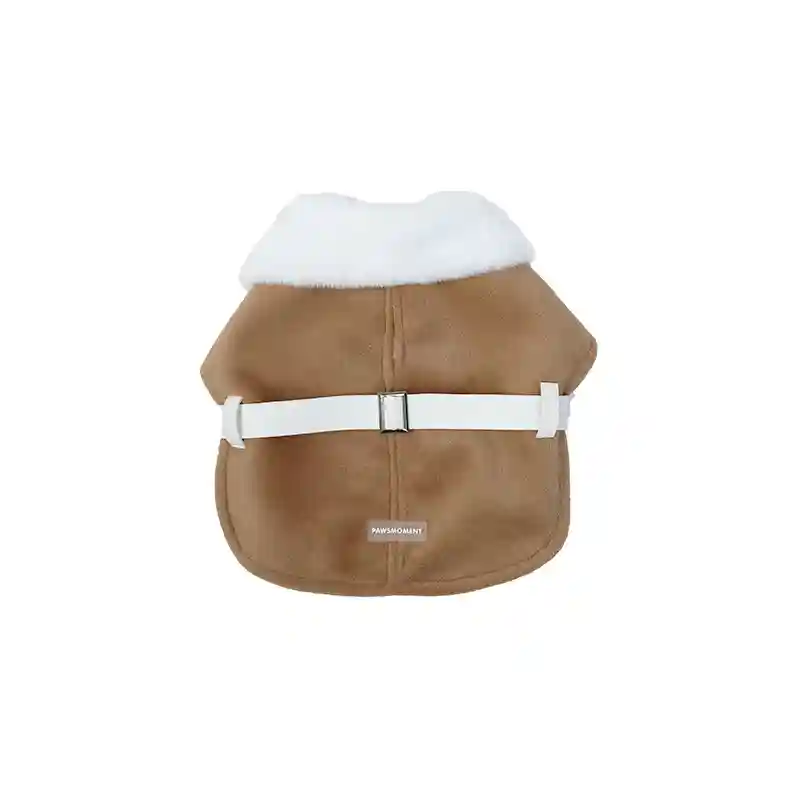 Cappotto per Cani Pawsmoment - Scamosciato con Pelliccia