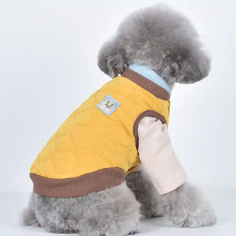 Cappotto Smanicato Cani Daru - Trapuntato a Rombi