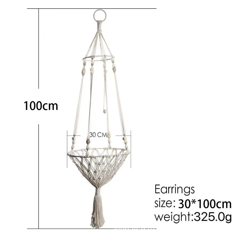 Amaca Pensile Macramé per Gatti 1/2/3 Piani Boho