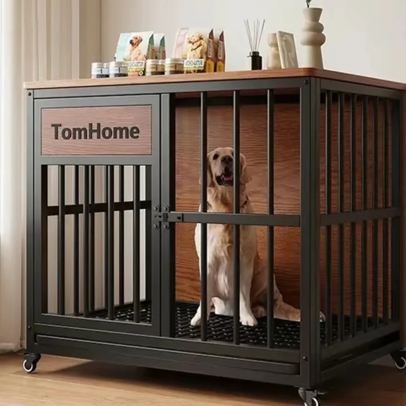 Gabbia Design per Cani TomHome con Ruote 4 Taglie