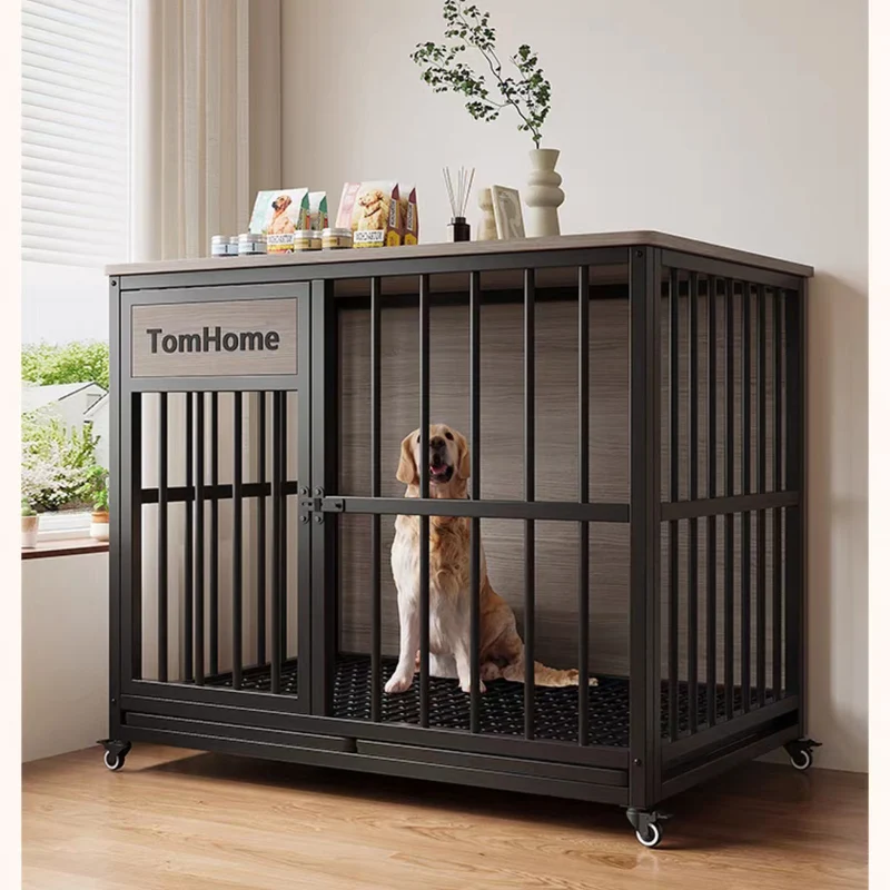 Gabbia Design per Cani TomHome con Ruote 4 Taglie
