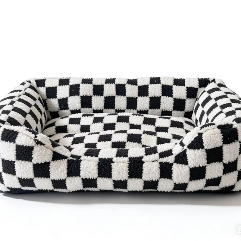Cuccia a Scacchi per Cani e Gatti 3 Taglie | Dog Moda