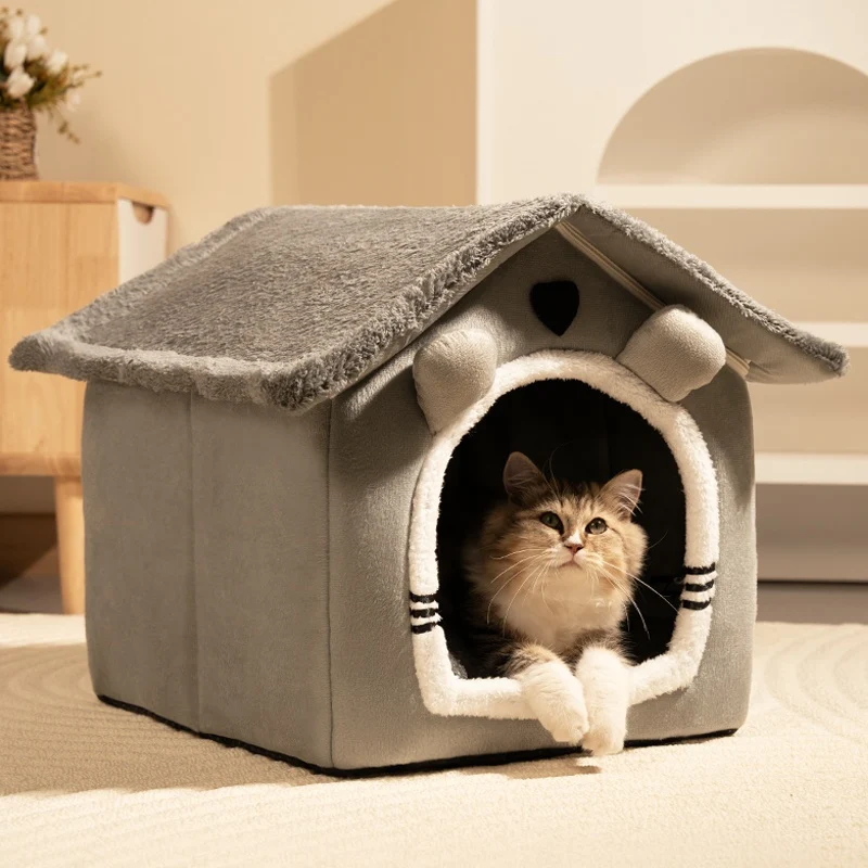 Casetta per Gatti Villa Nest con Cuscino S/M/L