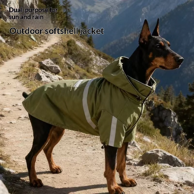 Impermeabile Softshell 3 Strati per Cani M-XXXL