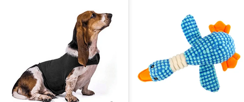 Gilet Anti-Ansia Terapeutico per Cani XS-XL + Giocattolo