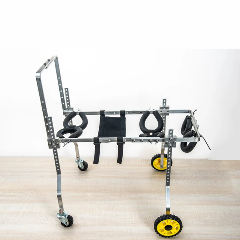 Carrozzina 4 Ruote per Cani e Gatti con Zampe Anteriori Disabili – Supporto Completo