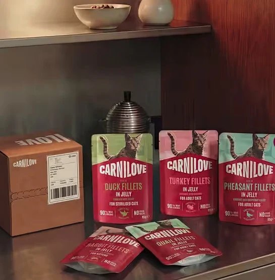 Carnilove Umido Gatto Adulto Filetti in Jelly Tacchino e Radice di Valeriana