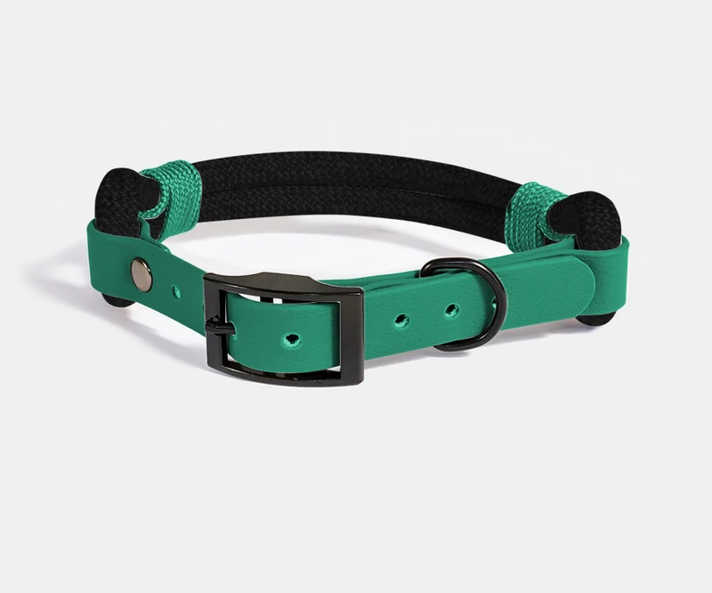 RINGHIO Collare Smile Col. TOTAL BLACK per Cani