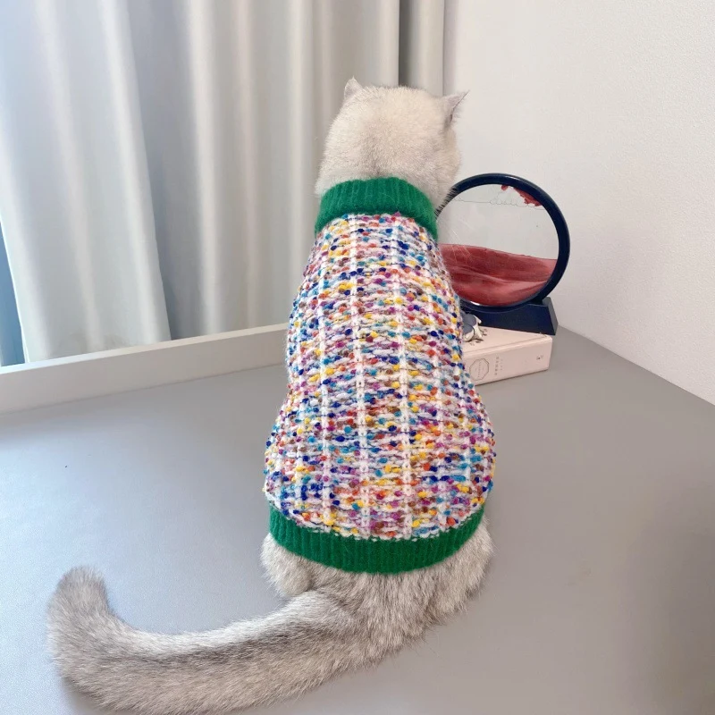 Cardigan Knit Cuddle per Gatti - Lana Morbida e Calda
