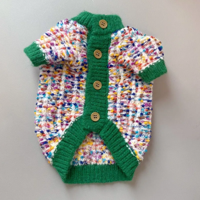 Cardigan Knit Cuddle per Gatti - Lana Morbida e Calda