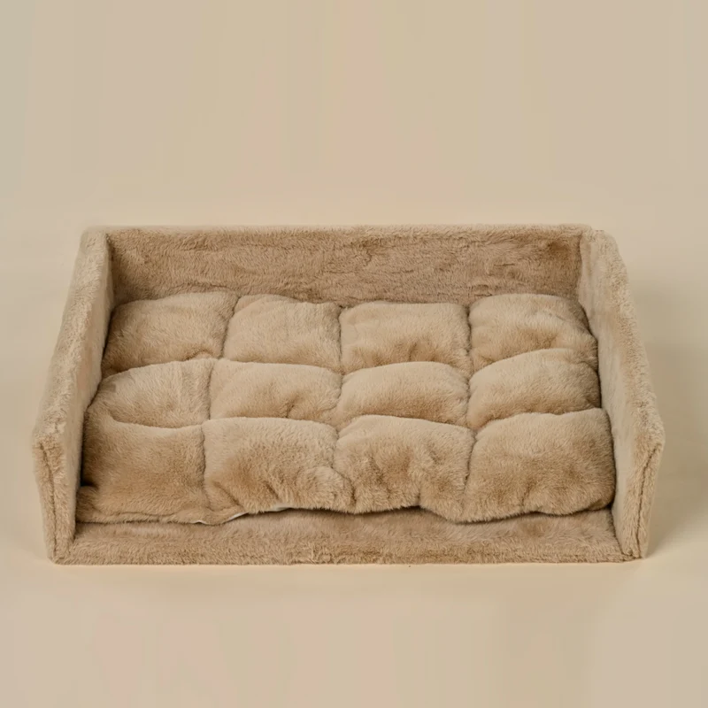 Cappuccino Teddy Lounge Ligplaats (incl. Kussen)