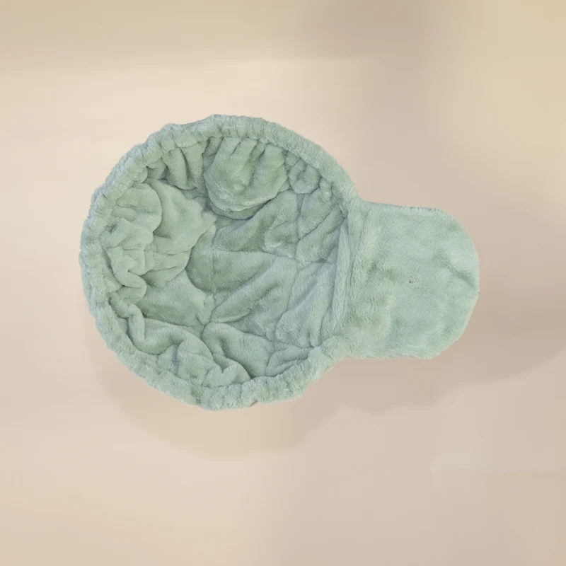 Grote, Pistache Teddy Hangmat de Luxe (voor 20cm palen)