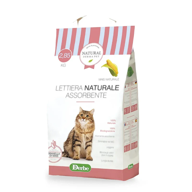 Derbe Lettiera Naturale al Mais Assorbente