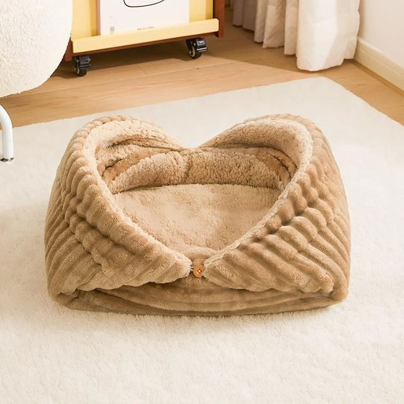 Cuccia Pieghevole 4-in-1 Flanella – Cani e Gatti
