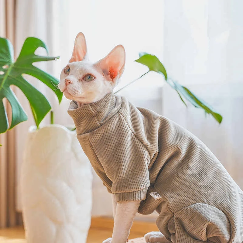 Felpa Pile Gatto Sphynx Devon - Calda e Morbida