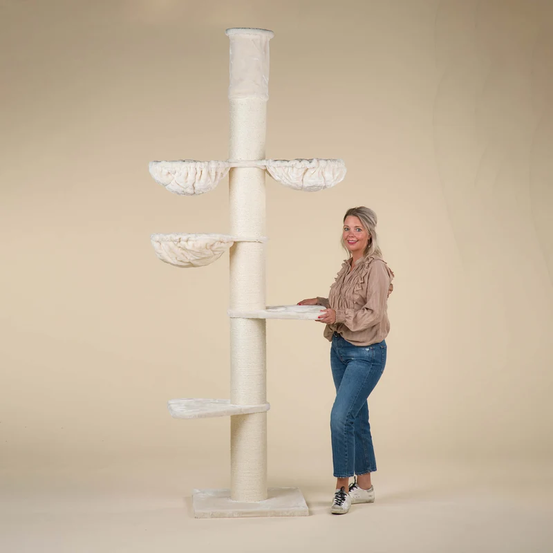 Krabpaal Maine Coon Tower Plus (Crème) 255-275 cm