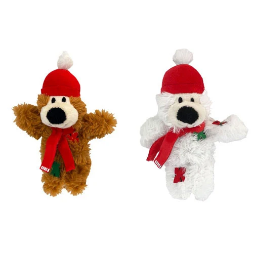 Kong Holiday Softies Orsetti Assortiti Gioco Natalizio per Gatti