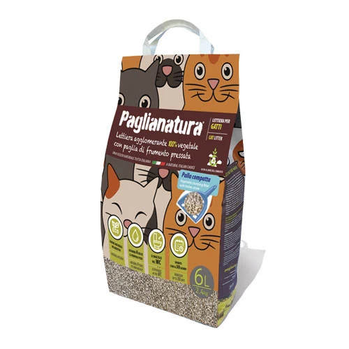 Paglianatura Lettiera Agglomerante NATURALE in Paglia