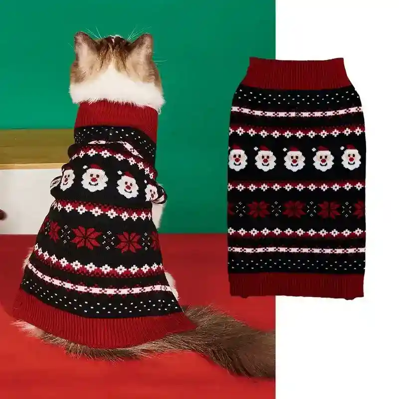 Maglione Natale per Cani - 11 Fantasie Babbo Natale Renne