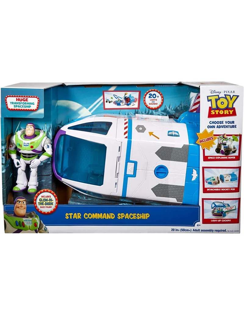 Toy Story 4 - Mega Astronave Di Buzz Lightyear 4 In 1