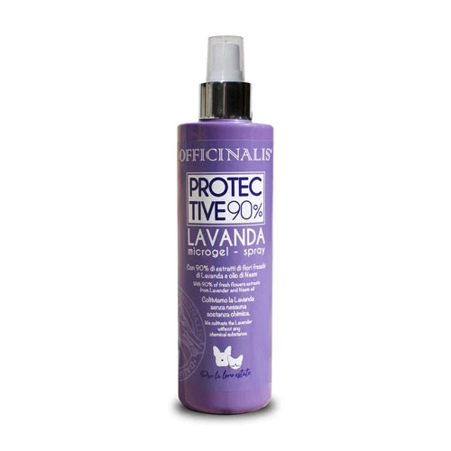 Officinalis Protective 90% Microgel Spray Lavanda e Neem per Cani e Gatti