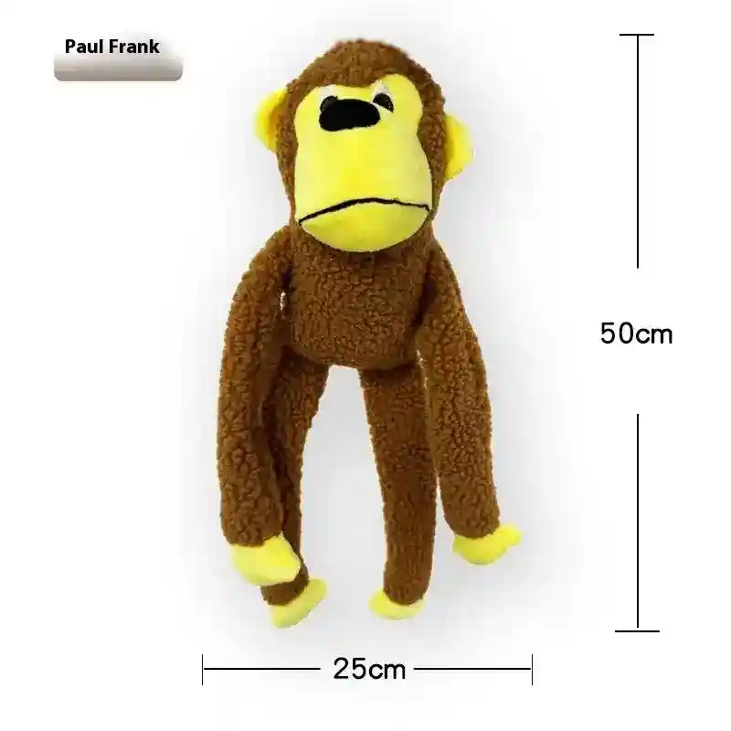 Peluche Scimmietta Paul Frank per Cani - 50cm Interattivo