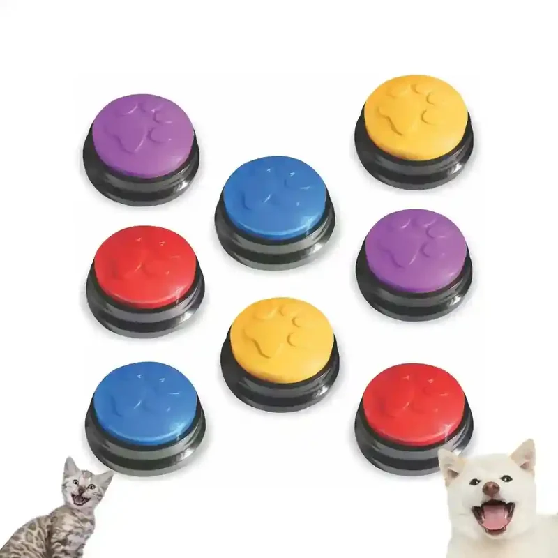 Pulsanti Comunicativi per Cani - Set 8 Tasti Interattivi