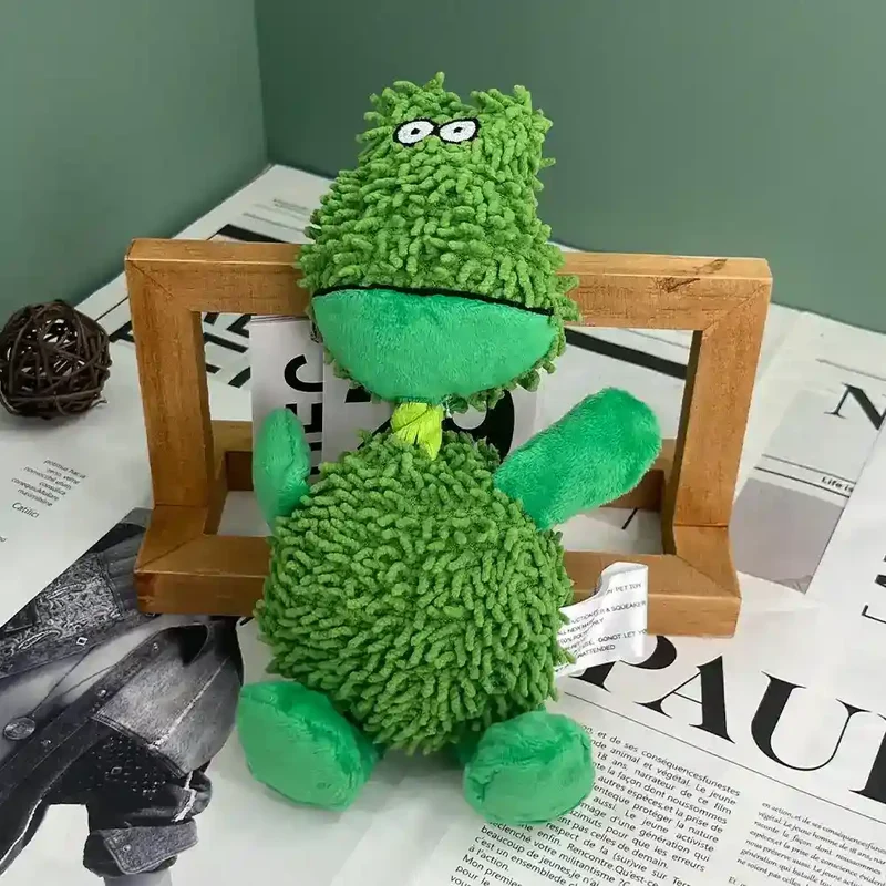 Peluche Anatra Microfibra Cani - Fischietto Resistente