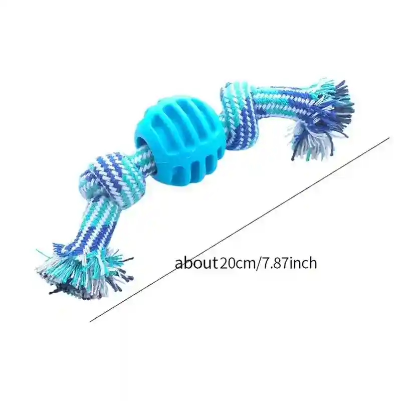 Corda con Pallina Cani - Gioco Masticazione Resistente