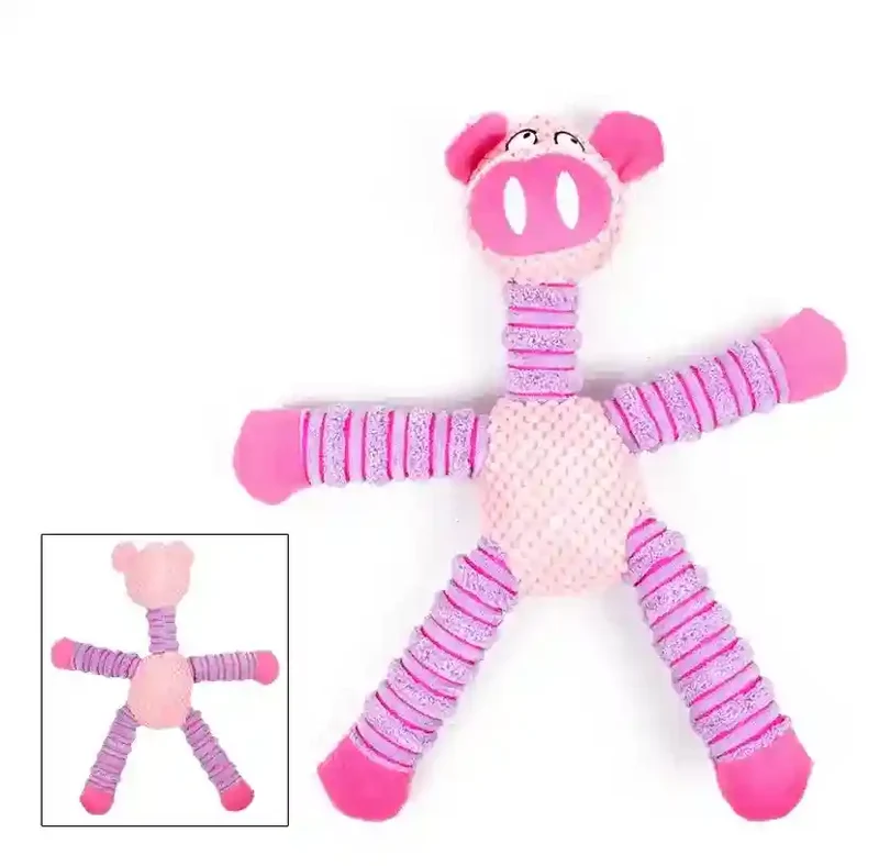 Gioco Peluche Cani con Fischietto - Elefante Maiale Orso