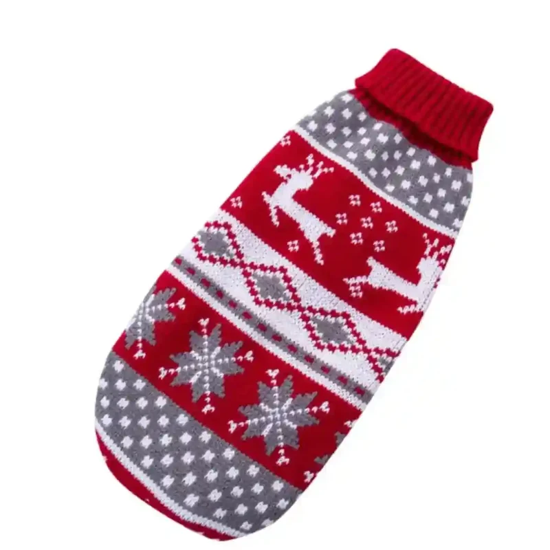 Maglione per Cani 4 Fantasie - Righe, Renne, Bandiera USA