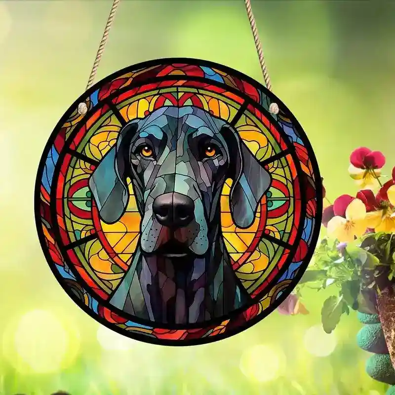 Pendaglio Cani Colorato con Catenella - Diverse Razze