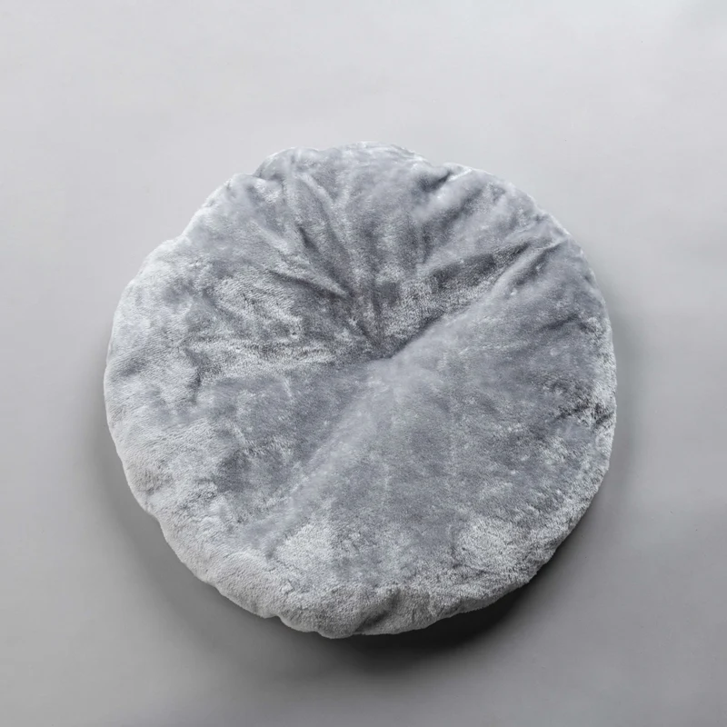 Lichtgrijs kleurig Kussen, voor 60 cm Ronde Zetel