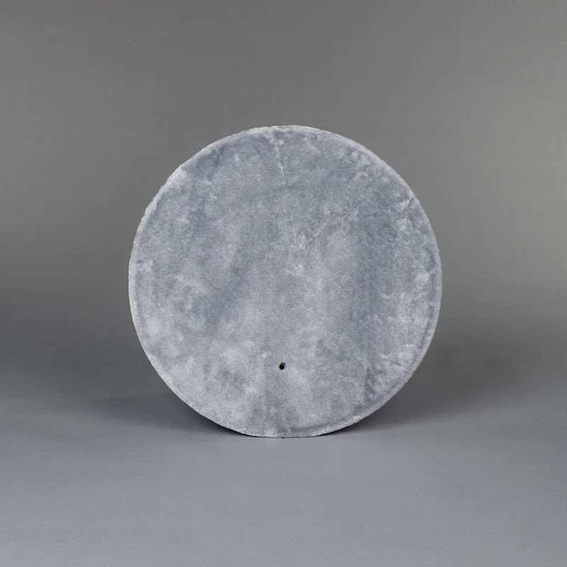 Grote, Lichtgrijs kleurige Ligplaats Sleeper Rond (voor 12, 15 of 20 cm palen)