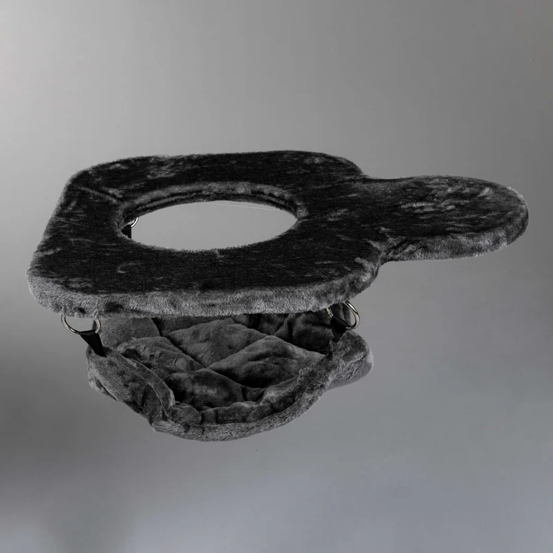 Grote, Donkergrijs kleurige Crown Hangmat (voor 12, 15 of 20 cm palen)
