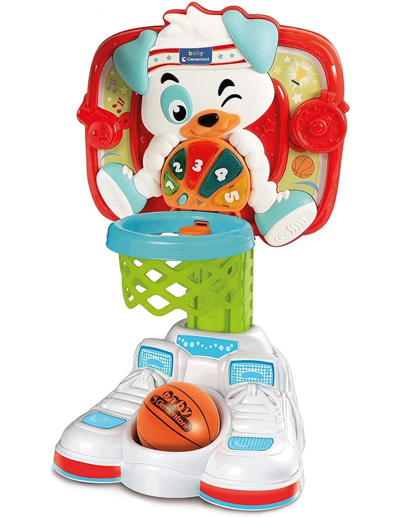 Clementoni 1,2,3...Canestro Elettronico Con Pallone
