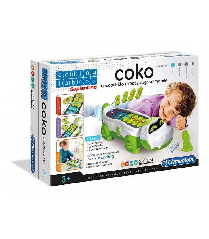 Clementoni - Coko Coccodrillo Robot Programmabile