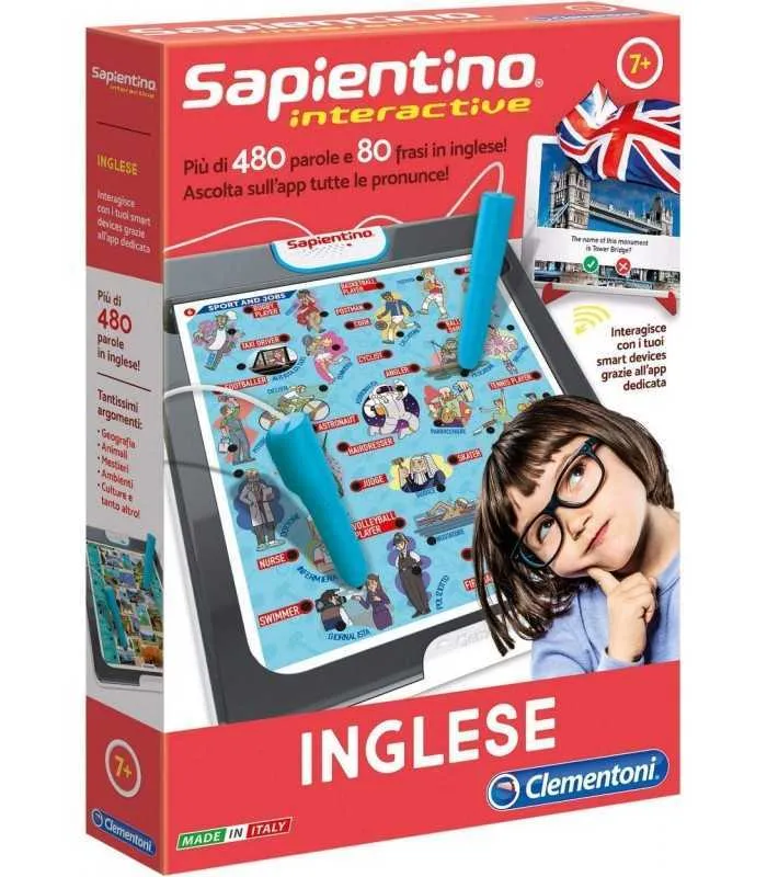 Sapientino Interattivo Inglese Con 24 Schede